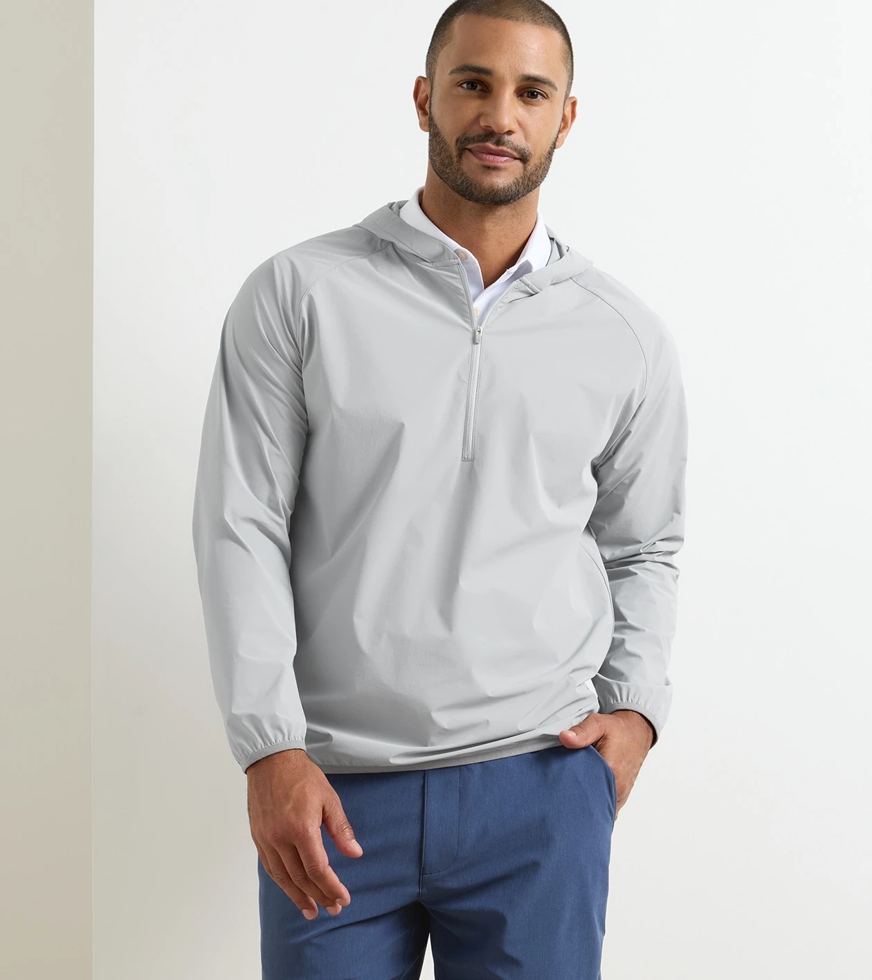 Featherweight Hooded Sun Shell in Gale Grey - Alternate Image 1