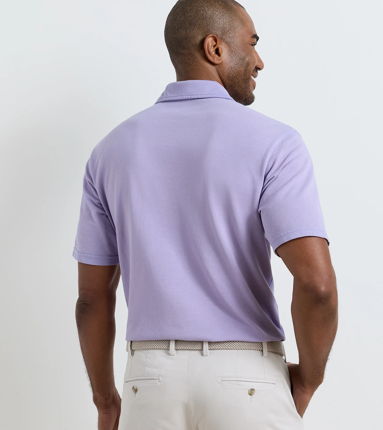 Everyday Piqu&eacute; Polo in LIGHT VIOLET - Alternate Image 2