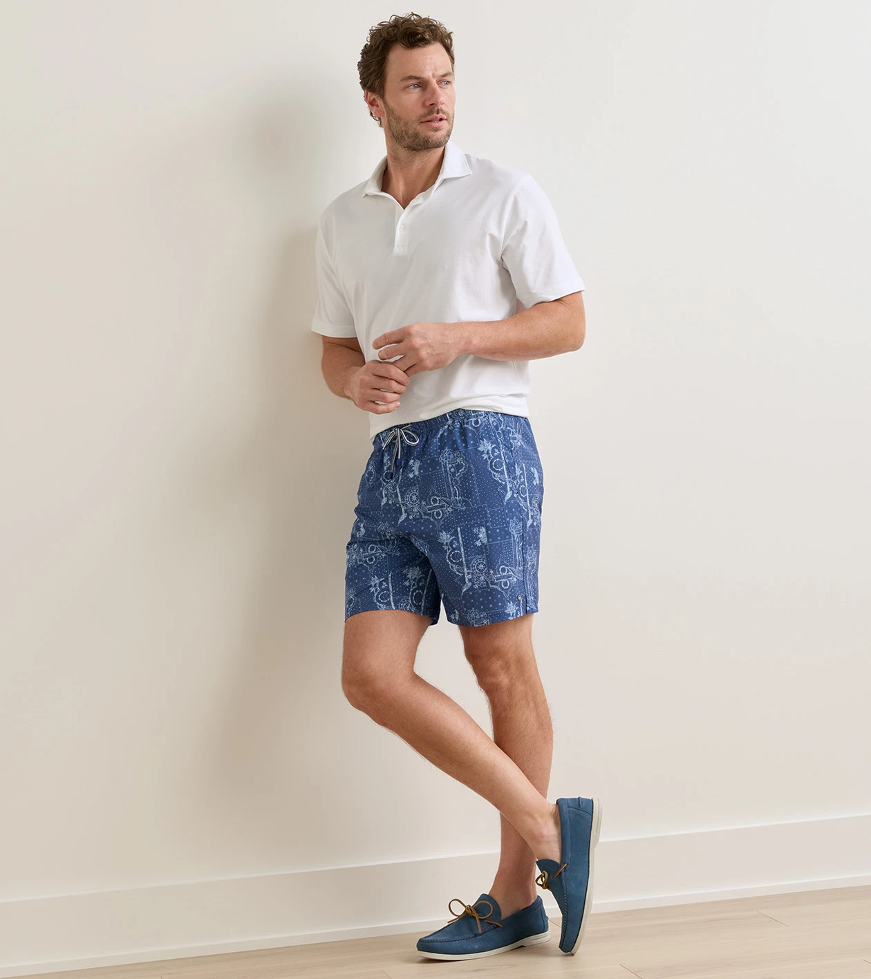 Robusto Swim Trunk in Windsor Blue - Alternate Image 1