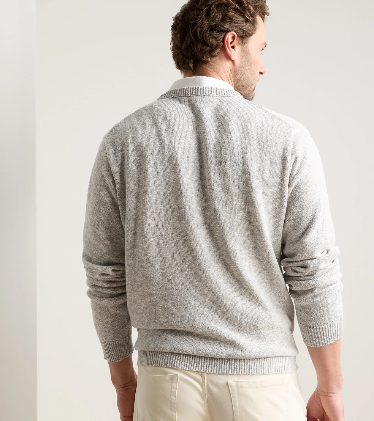 Montauk Crewneck Sweater in Gale Grey - Alternate Image 2