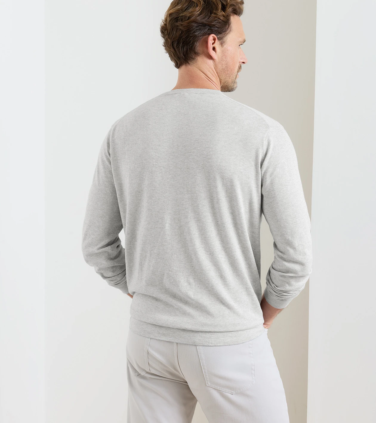 Lake Long Sleeve Sweater in Gale Grey - Alternate Image 2