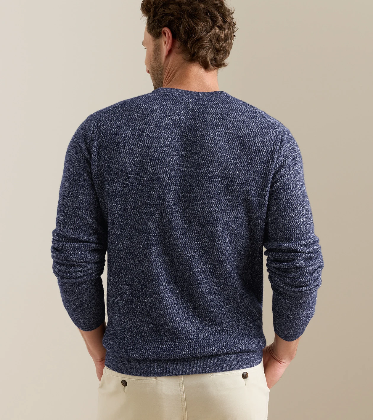 Crosswinds Textured Crewneck Sweater | Men's Sweaters | Peter Millar