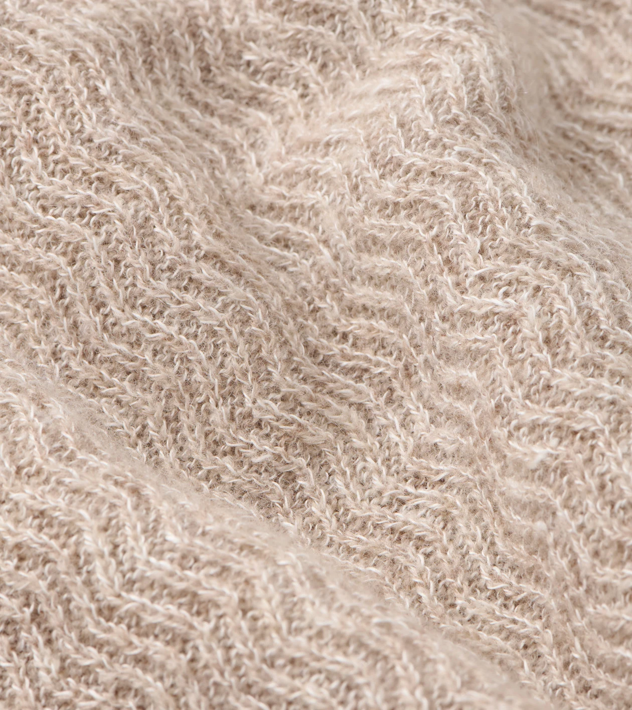 Crosswinds Textured Crewneck Sweater in POPLAR BROWN - Alternate Image 4