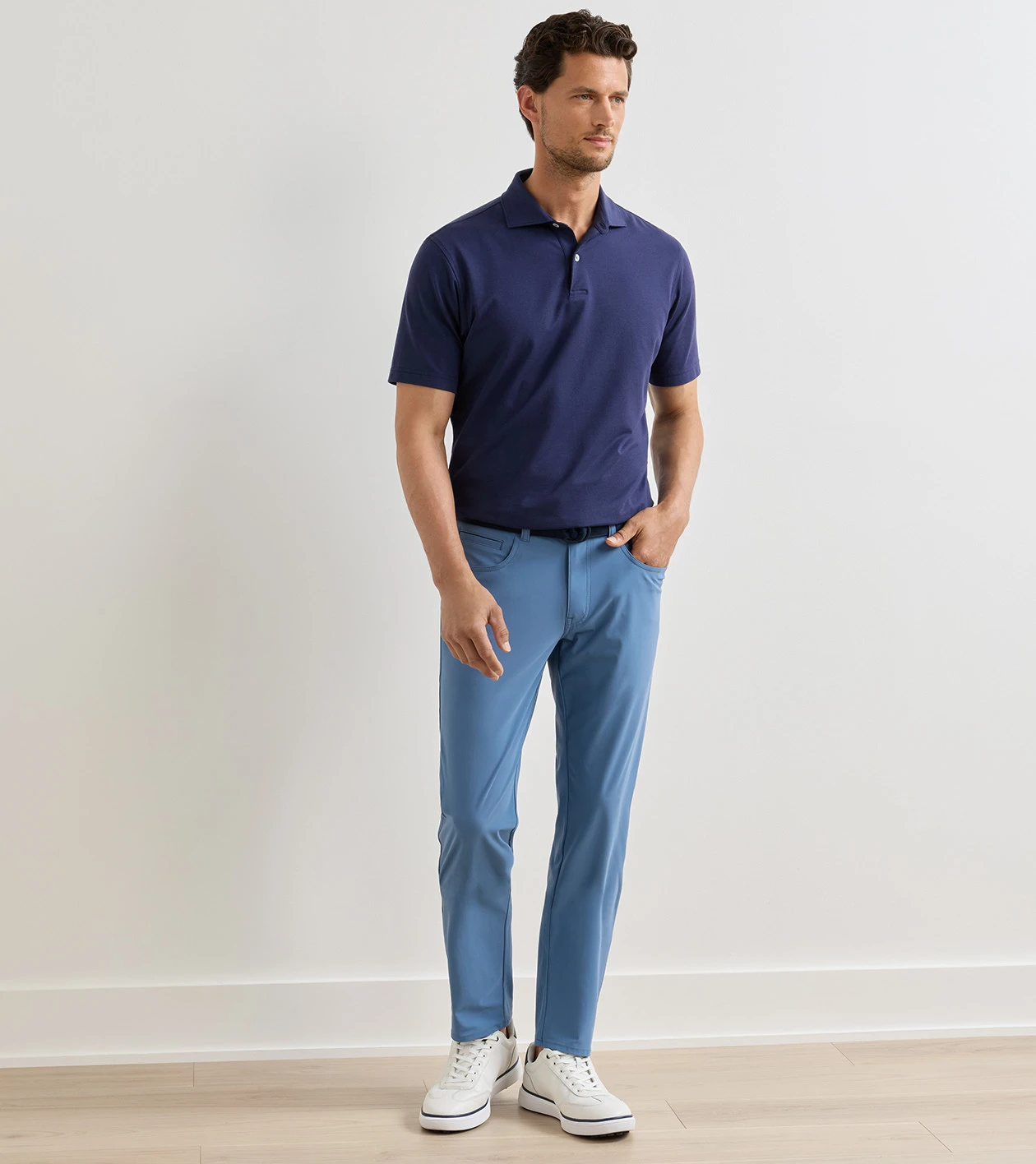 Bingham Performance Five-Pocket Pant in STORM - Alternate Image 1
