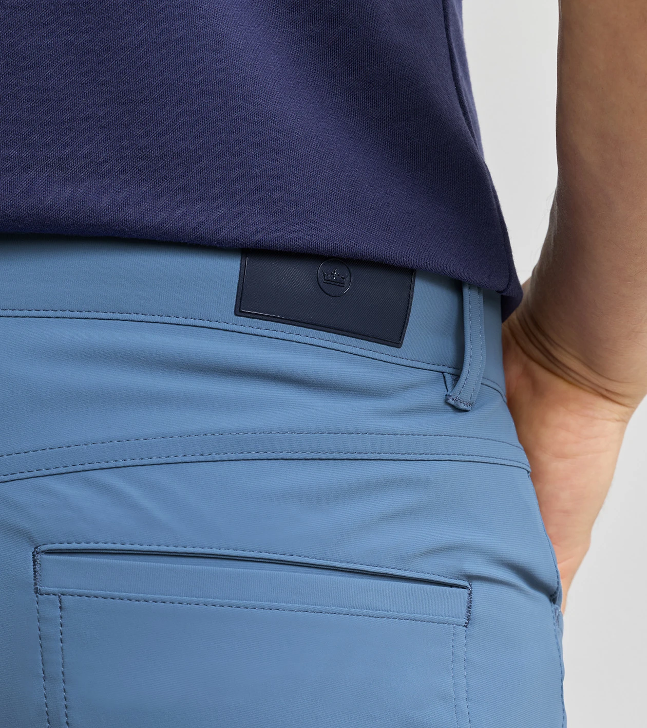 Bingham Performance Five-Pocket Pant in STORM - Alternate Image 3