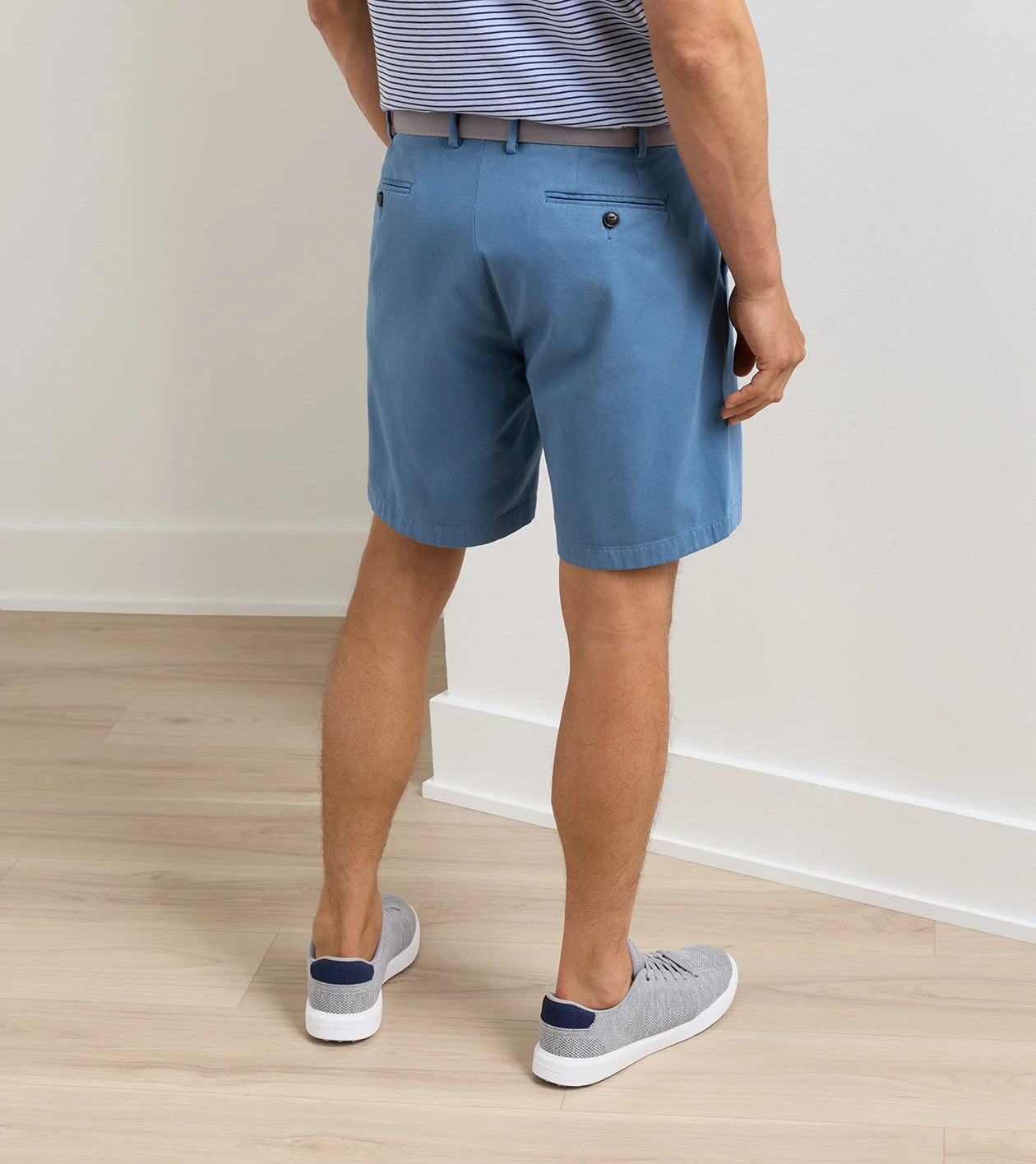 Andrews Flat-Front Short in STORM - Alternate Image 2