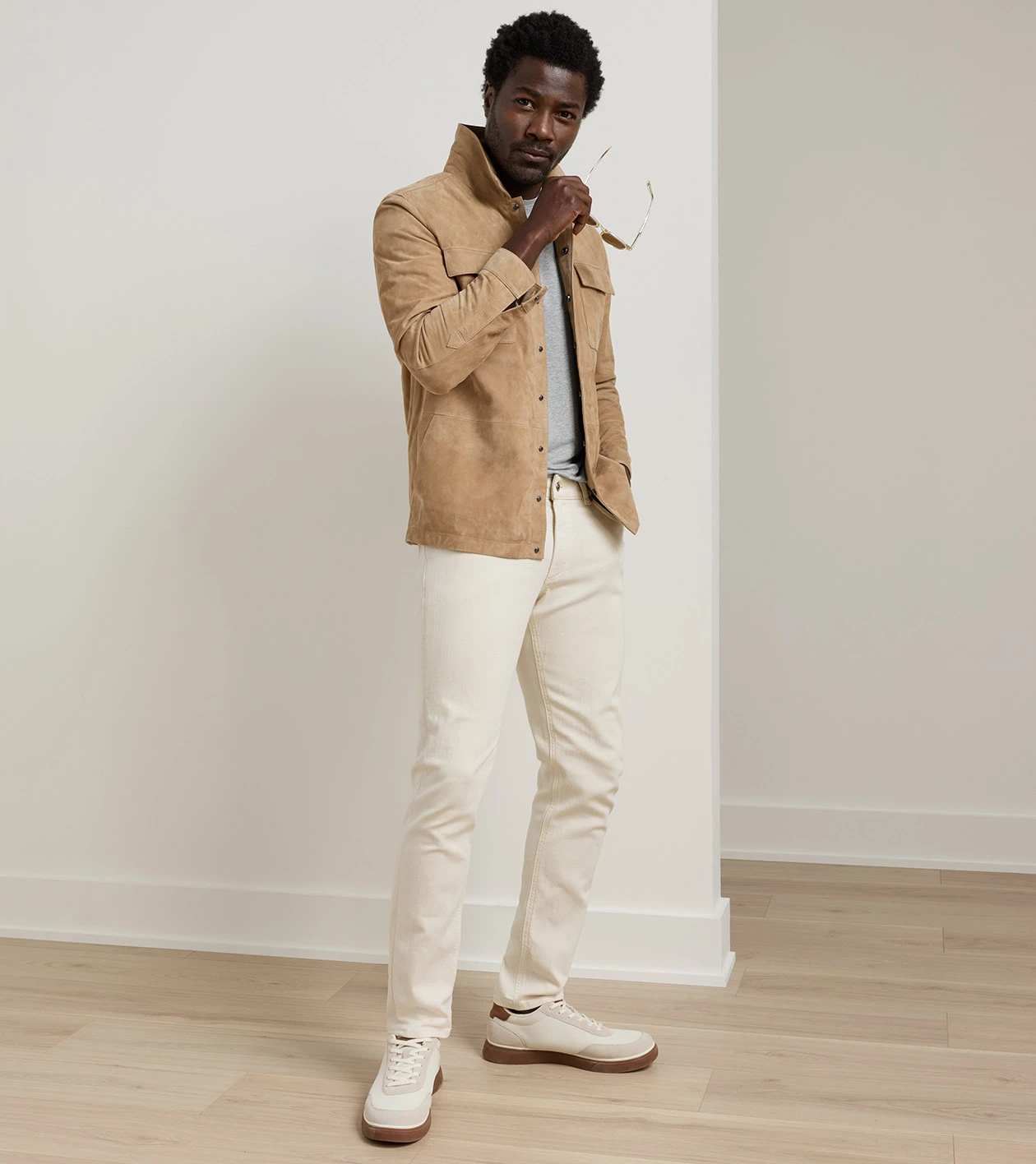 Fairfield Garment Dyed Denim in Almond - Alternate Image 3