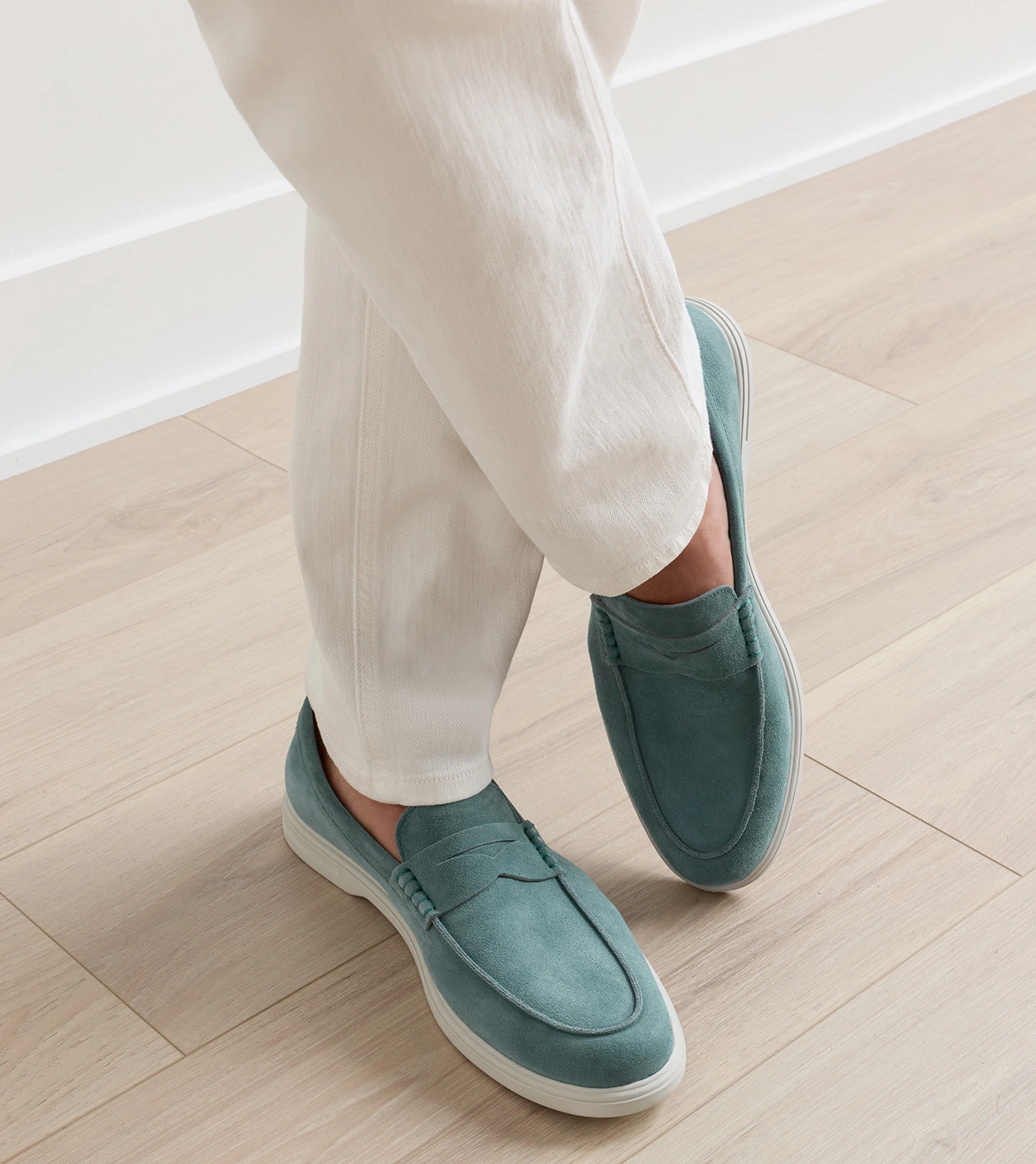 Excursionist Penny Loafer in Petrol - Alternate Image 1