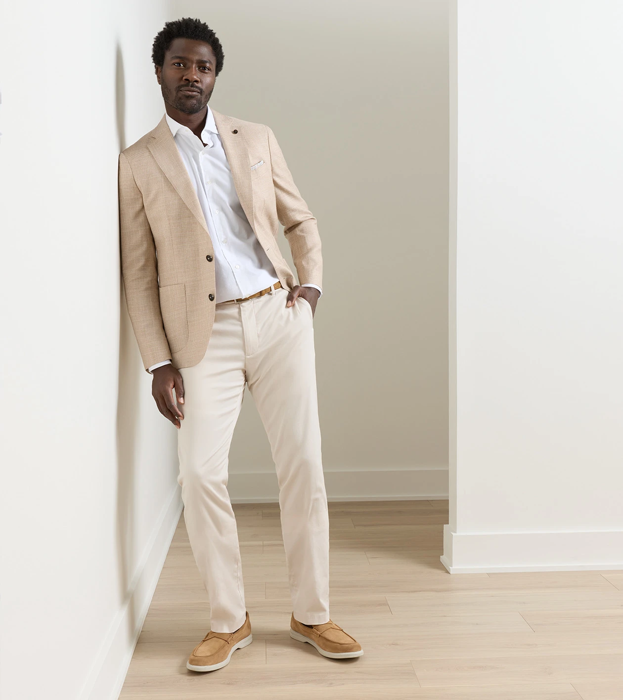 Wellington Glen Plaid Soft Jacket in SUMMER DUNES - Alternate Image 1