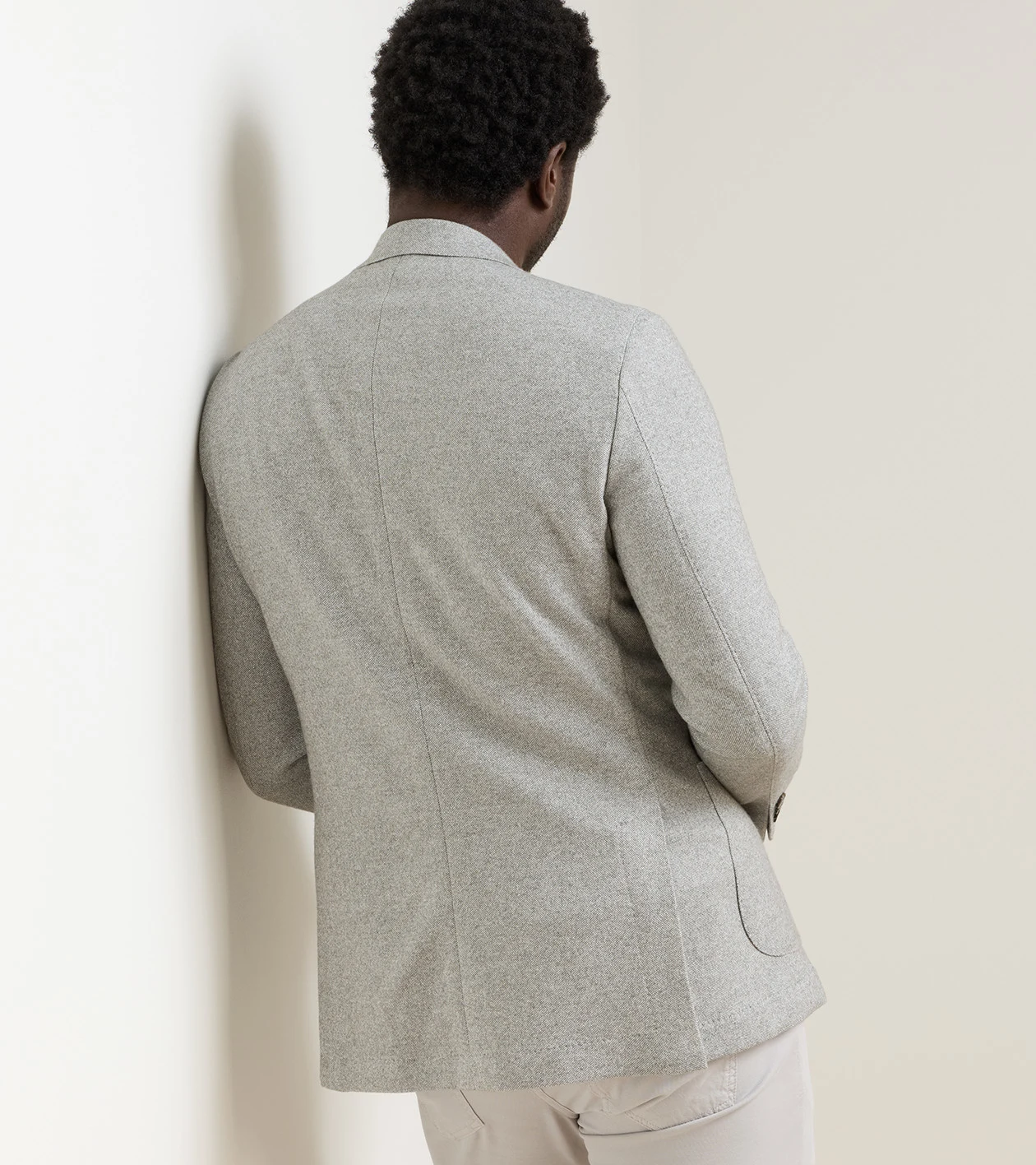 Lancaster Knit Soft Jacket in Gale Grey - Alternate Image 2