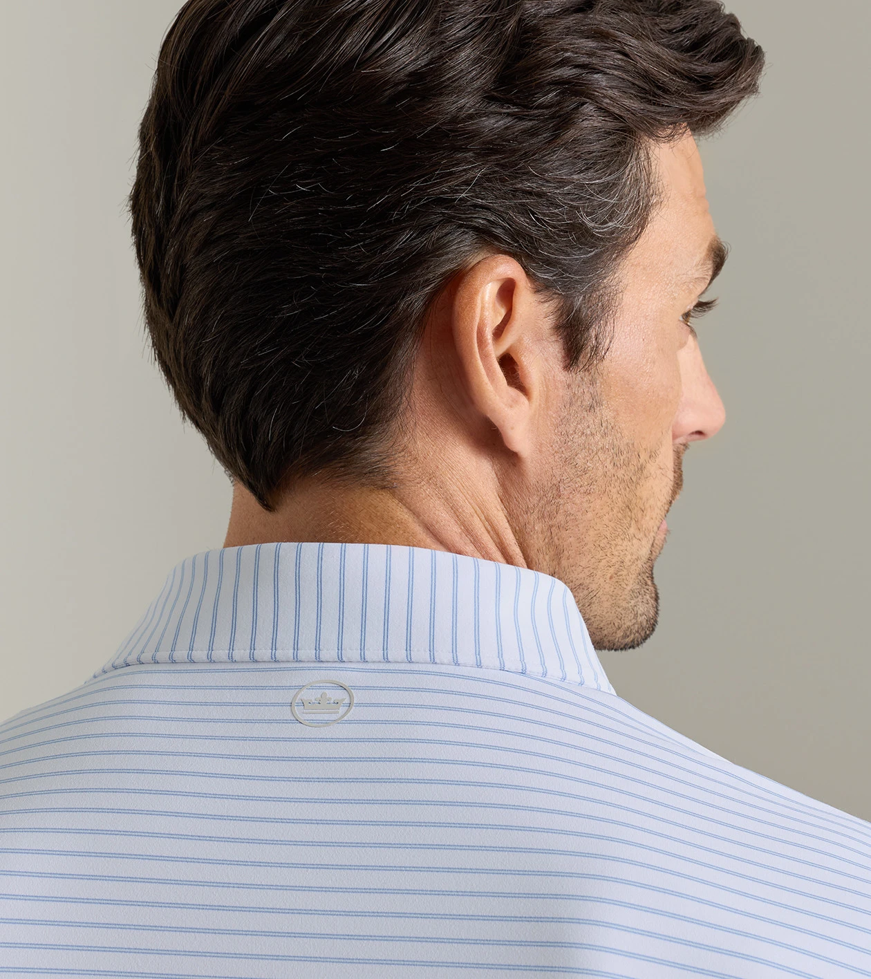 Keynote Performance Jersey Polo in White - Alternate Image 3