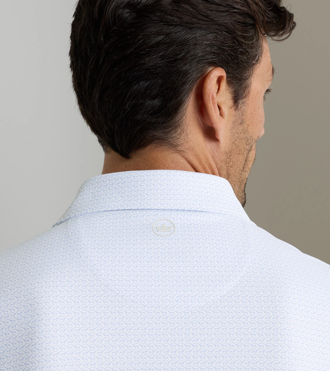 Briar Performance Jersey Polo in White - Alternate Image 3