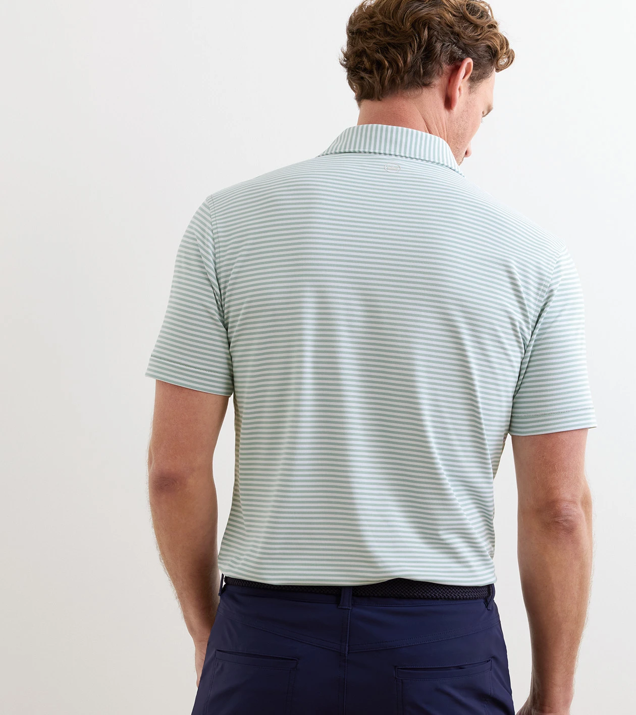 Verse Performance Mesh Polo in LIGHT WILLOW - Alternate Image 2
