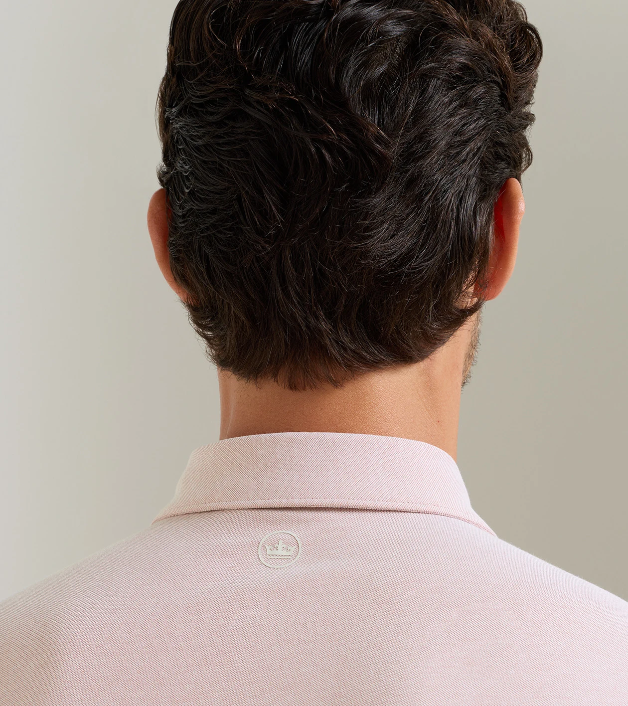 Albatross Cotton-Blend Piqu&eacute; Polo in FADED SCARLET - Alternate Image 3