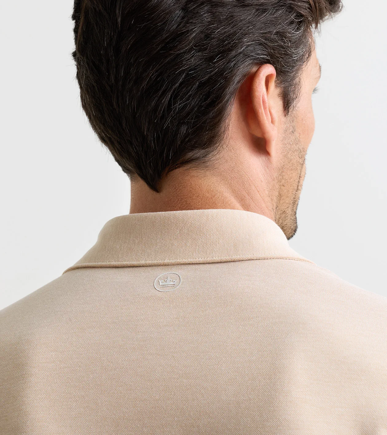 Albatross Cotton-Blend Piqu&eacute; Polo in SUMMER DUNES - Alternate Image 3