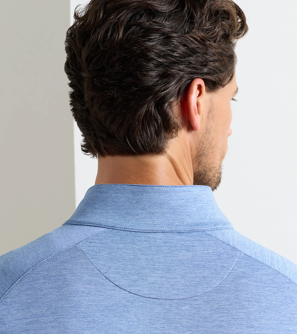 Stealth Performance Quarter-Zip in STORM - Alternate Image 3
