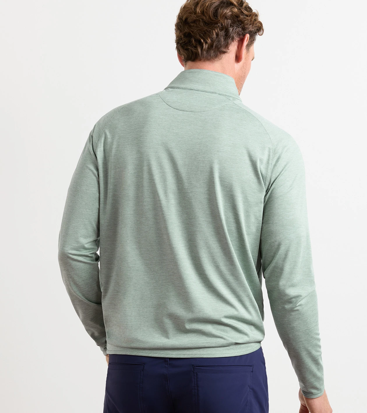 Stealth Performance Quarter-Zip in Willow - Alternate Image 2