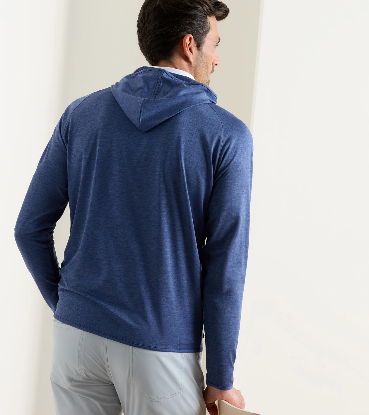 Stealth Performance Hoodie in Navy - Alternate Image 2