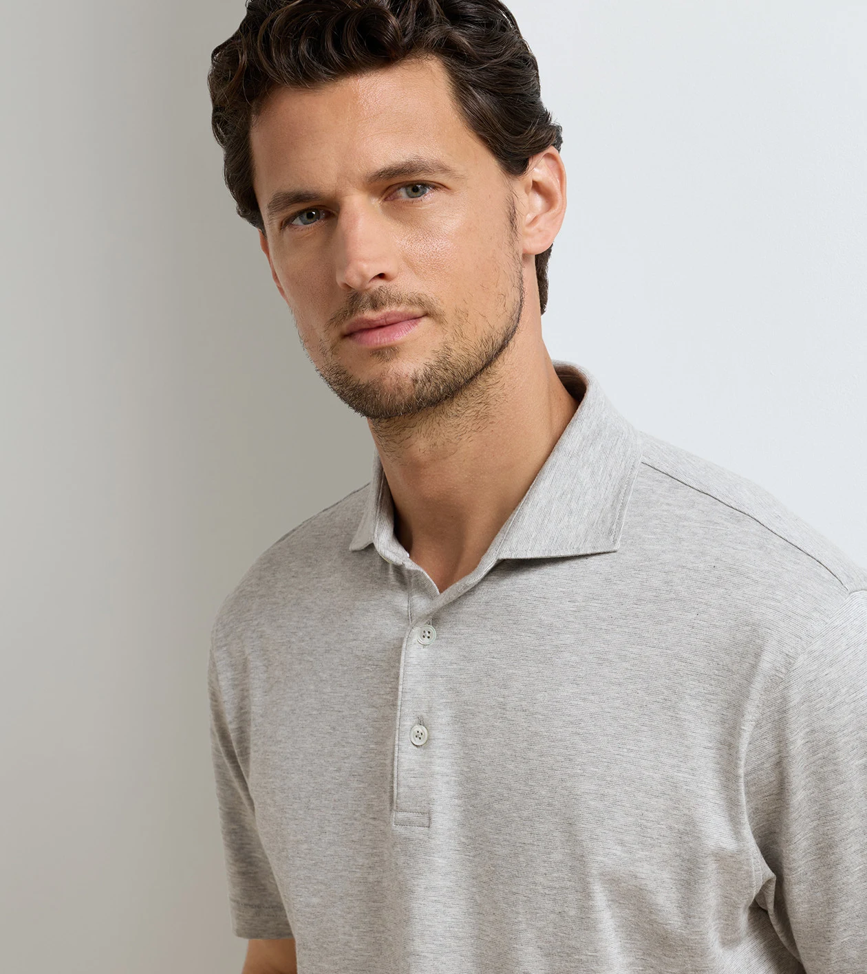 Excursionist Flex Polo in Gale Grey - Alternate Image 3