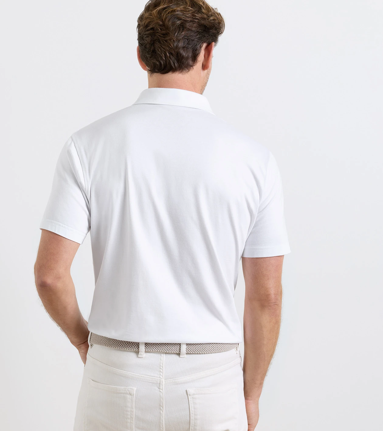 Excursionist Flex Polo in White - Alternate Image 2