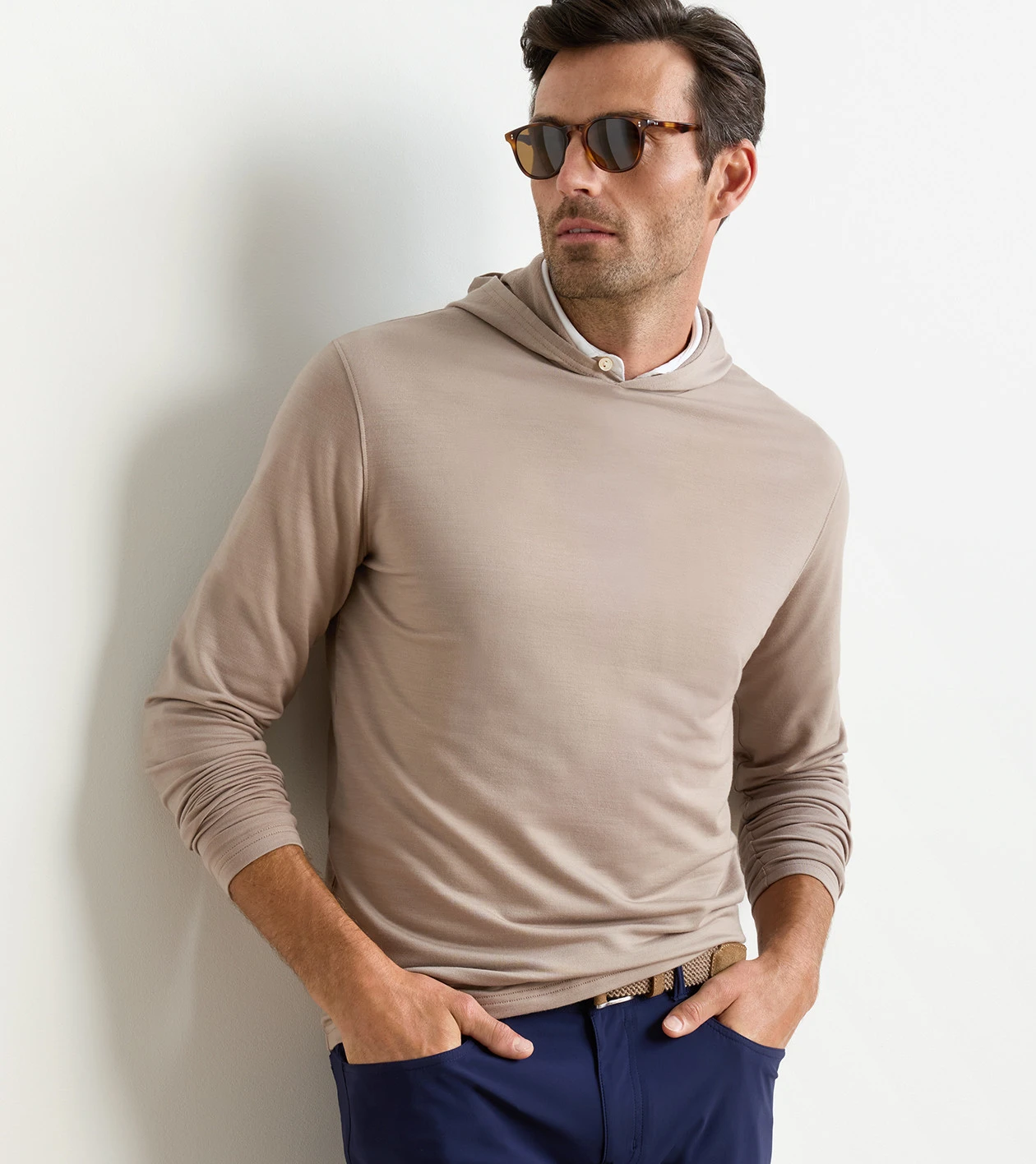 Excursionist Flex Knit Hoodie in BISCOTTI - Alternate Image 1