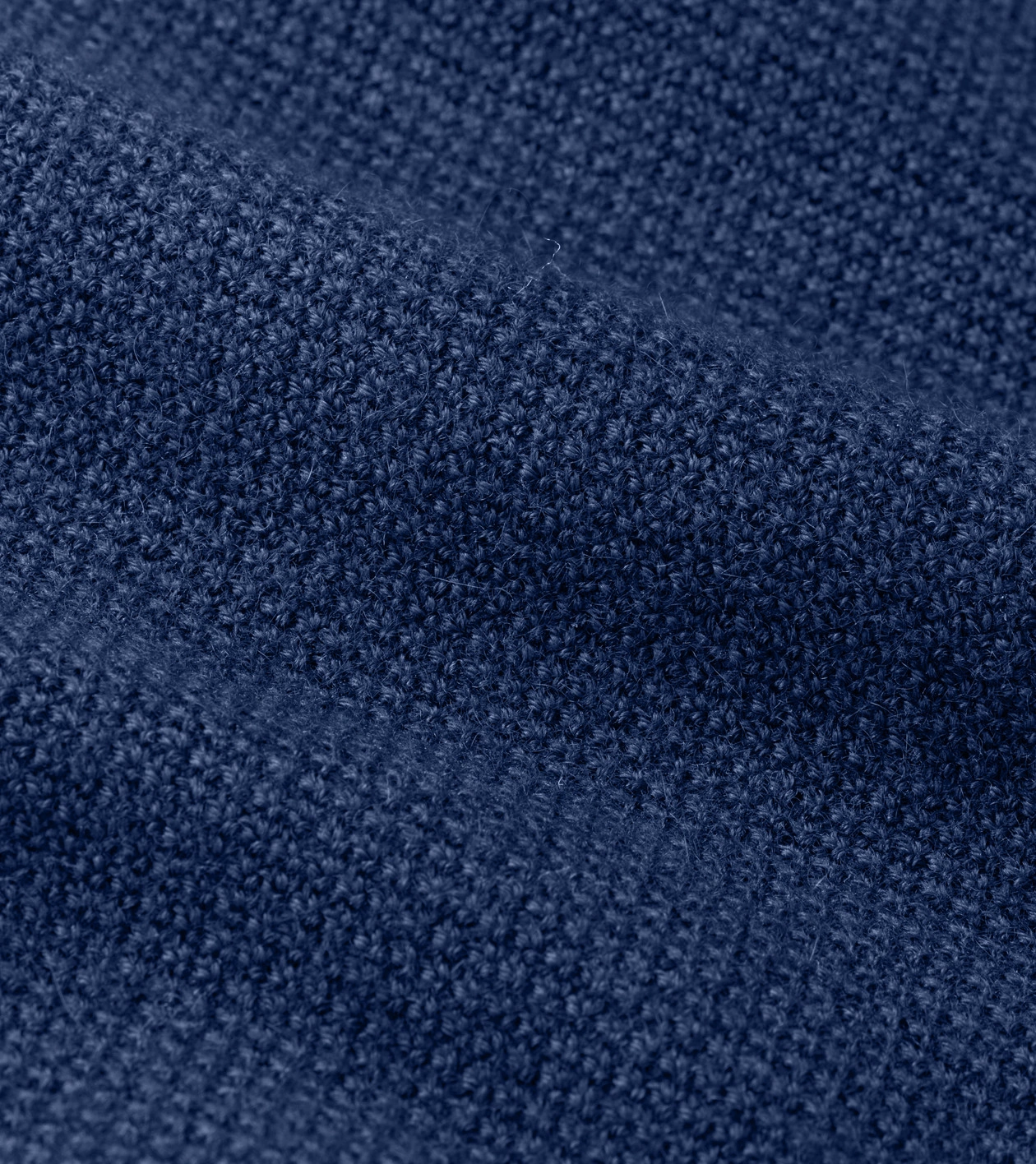 Voyager Cashmere-Silk Saddle Shoulder Quarter Zip in ATLANTIC NAVY - Alternate Image 4