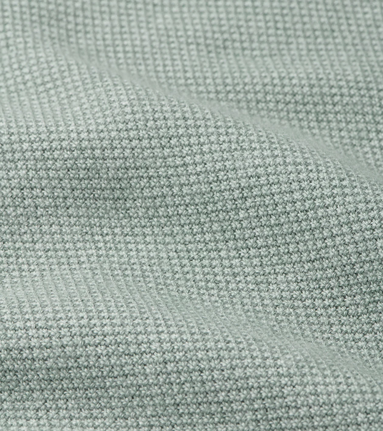 Voyager Cashmere-Silk Saddle Shoulder Quarter Zip in Willow - Alternate Image 4