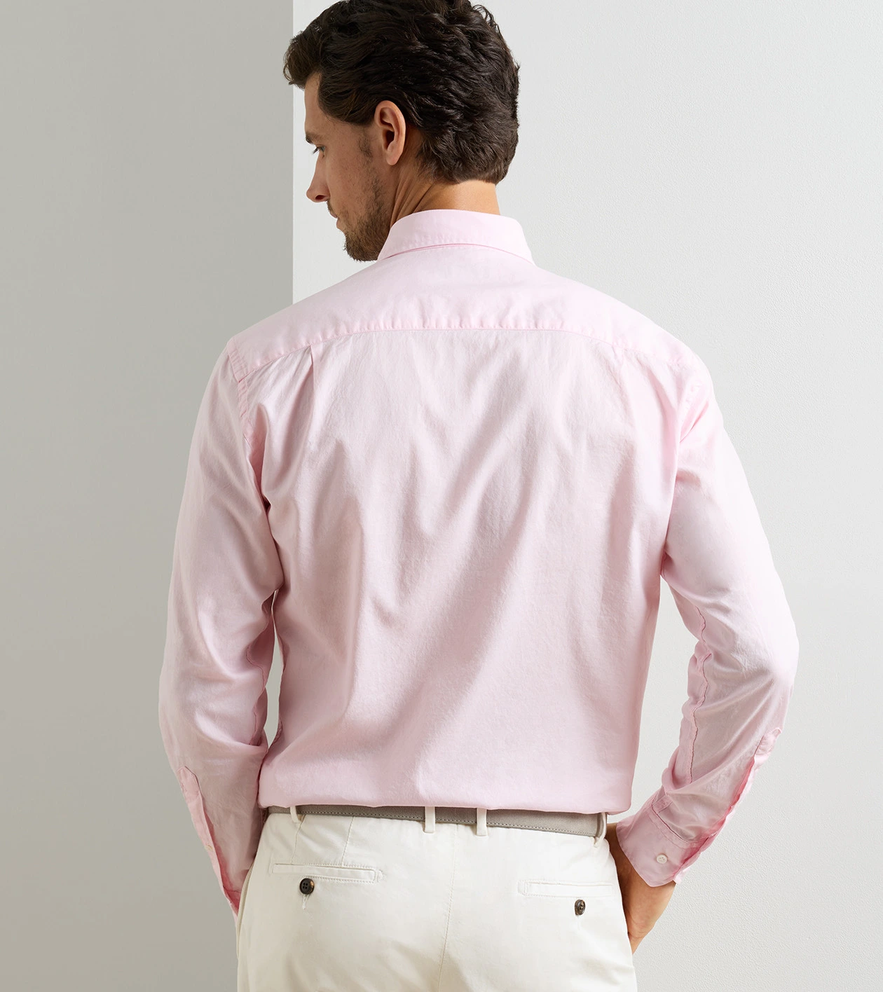 Journeyman Cotton Sport Shirt in Misty Rose - Alternate Image 2