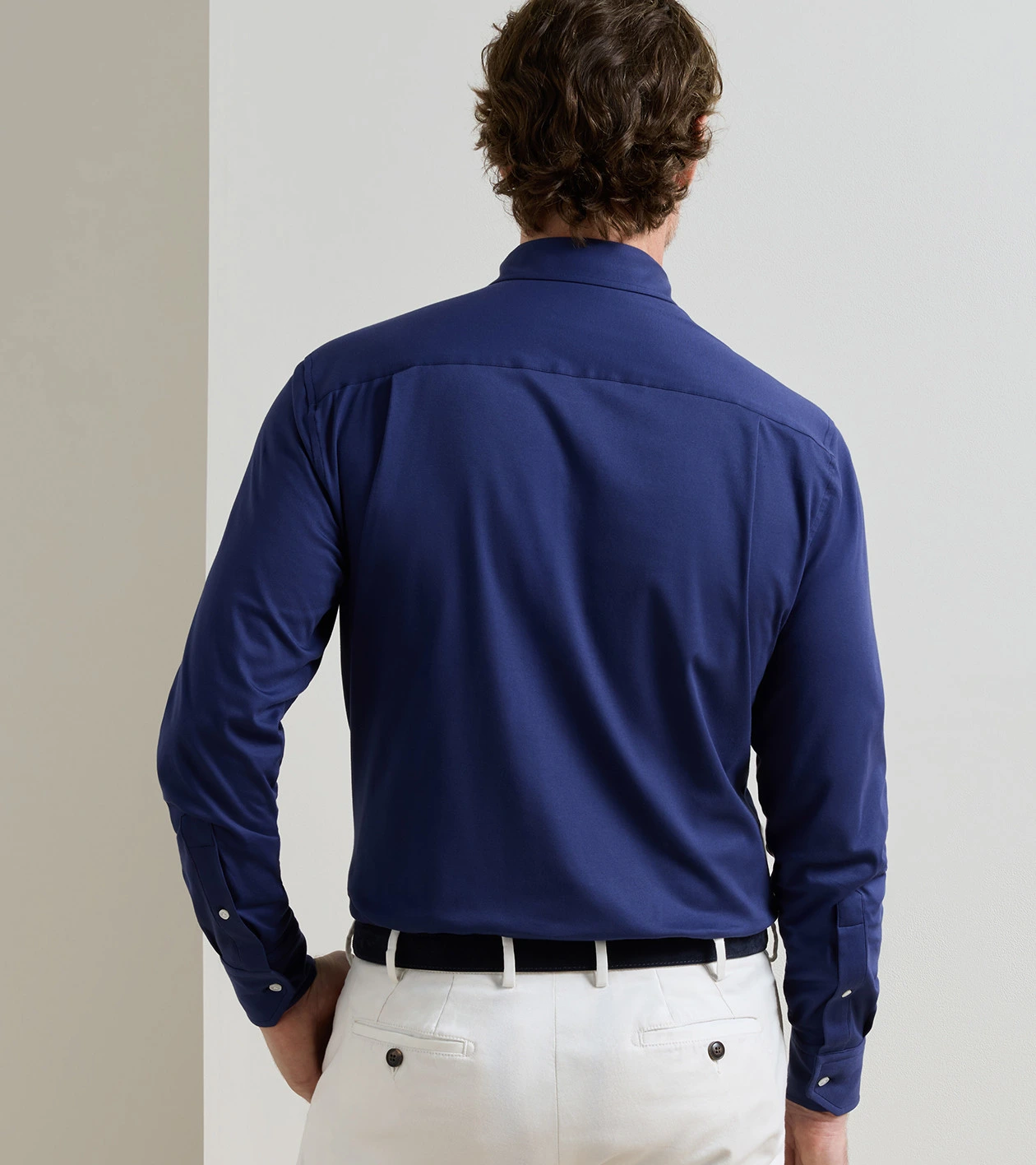 Excursionist Flex Solid Sport Shirt in Navy - Alternate Image 2