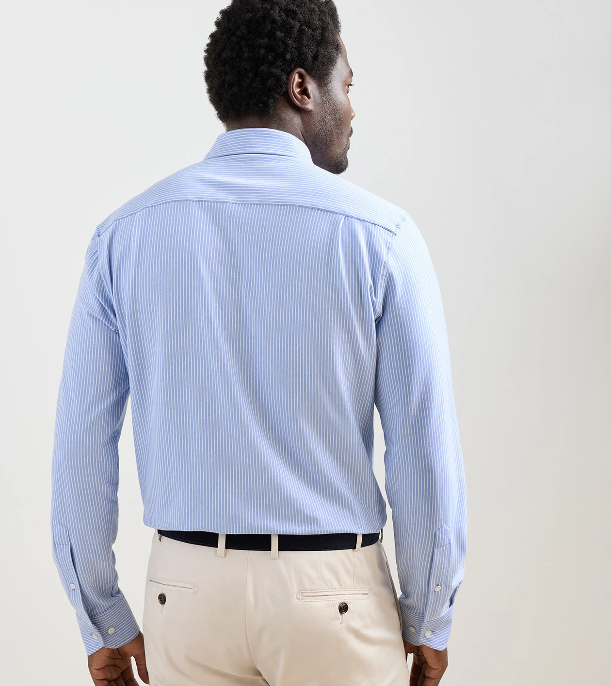 Excursionist Flex Thin Stripe Sport Shirt in Dusk Blue - Alternate Image 2