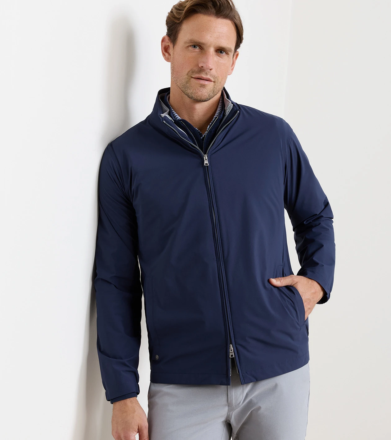 Ryder 3-in-1 Jacket & Vest in Navy - Alternate Image 1