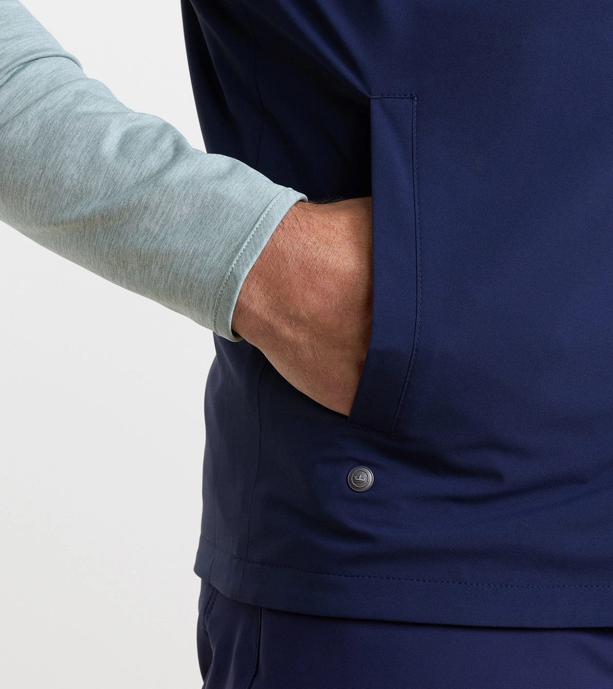 Ryder Reversible Vest in Navy - Alternate Image 3
