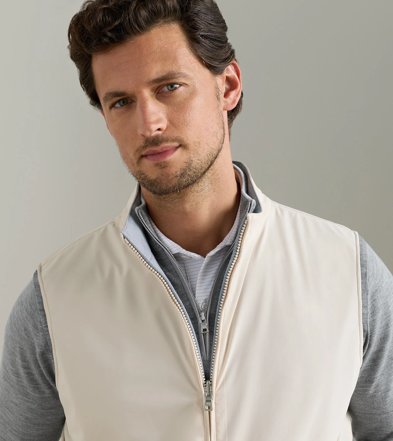 Ryder Reversible Vest in TRUFFLE - Alternate Image 5