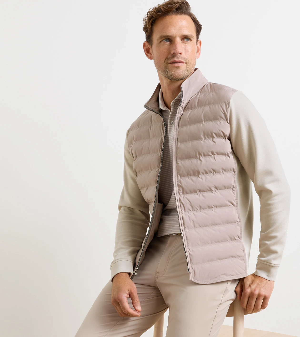 Winsome Hybrid Cardigan | Men's Jackets & Coats | Peter Millar