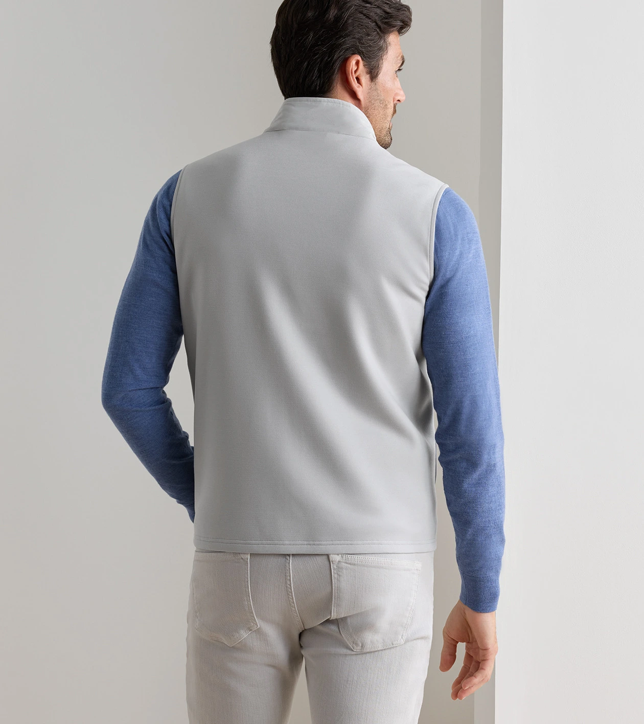 Winsome Hybrid Vest in British Grey - Alternate Image 2