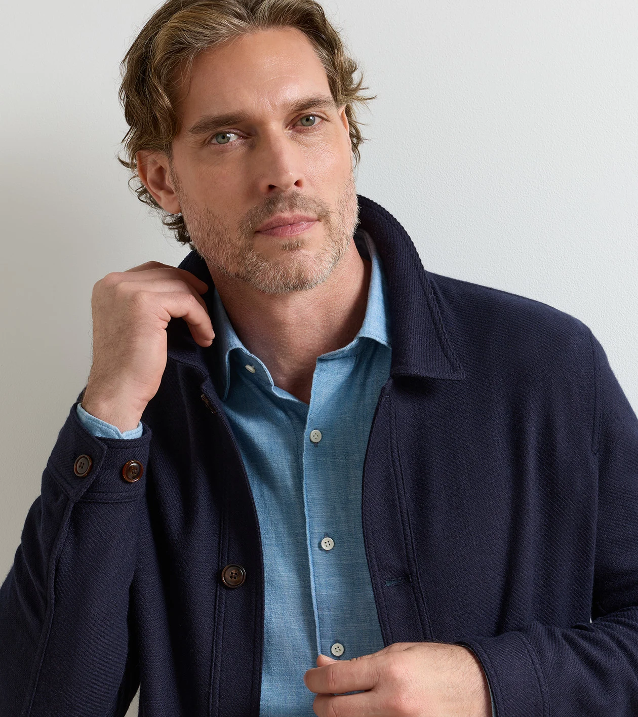 Voyager Chore Coat in Navy - Alternate Image 4