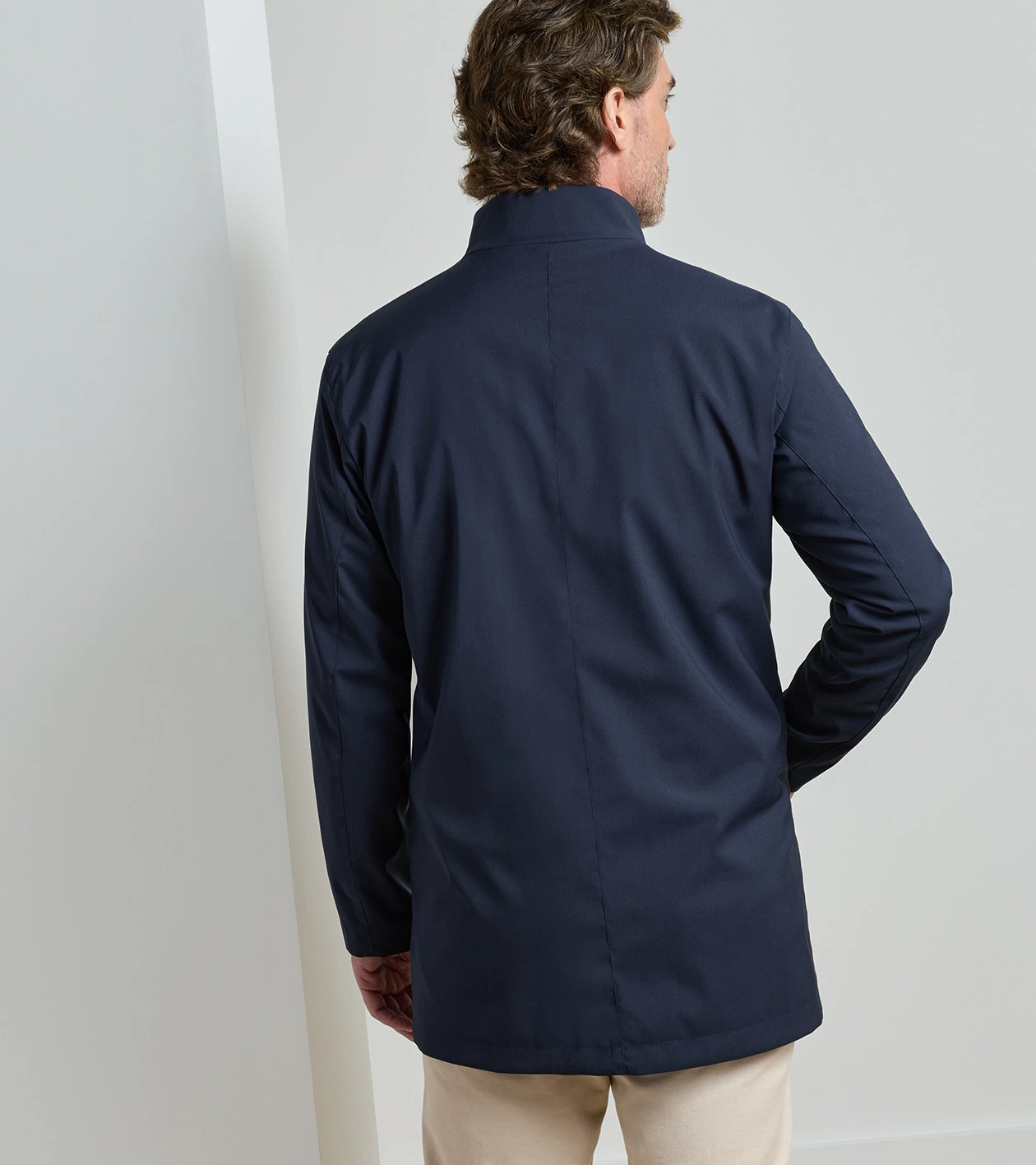 Madison City Coat in Navy - Alternate Image 2