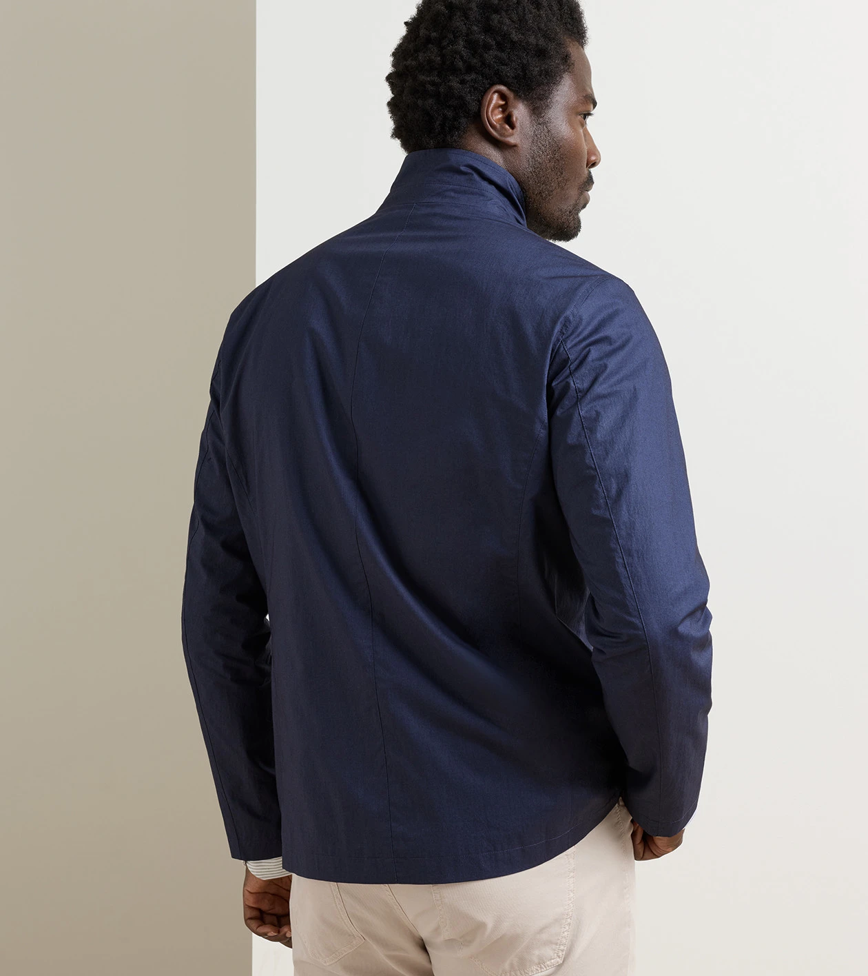 Mayfair Zip Blazer in Navy - Alternate Image 2