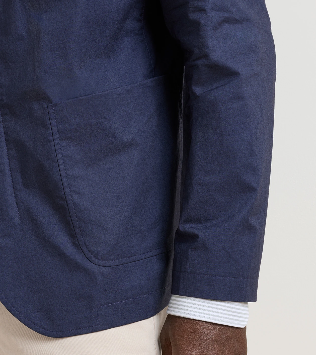 Mayfair Zip Blazer in Navy - Alternate Image 3