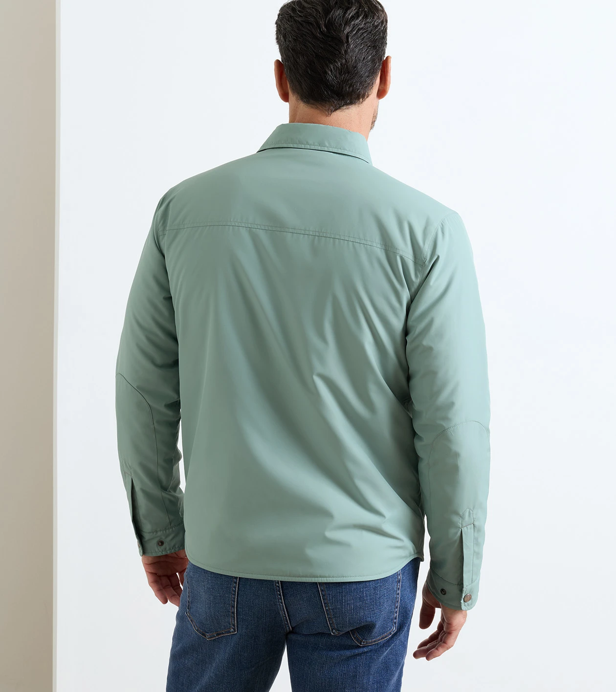 Brighton Shirt Jacket in Willow - Alternate Image 2