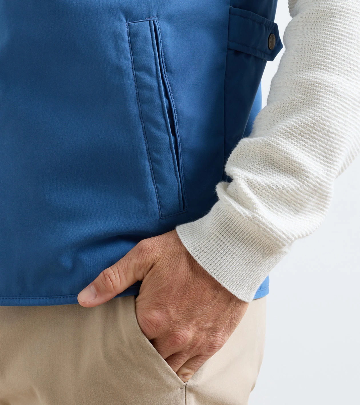 Bleecker Vest in Windsor Blue - Alternate Image 3