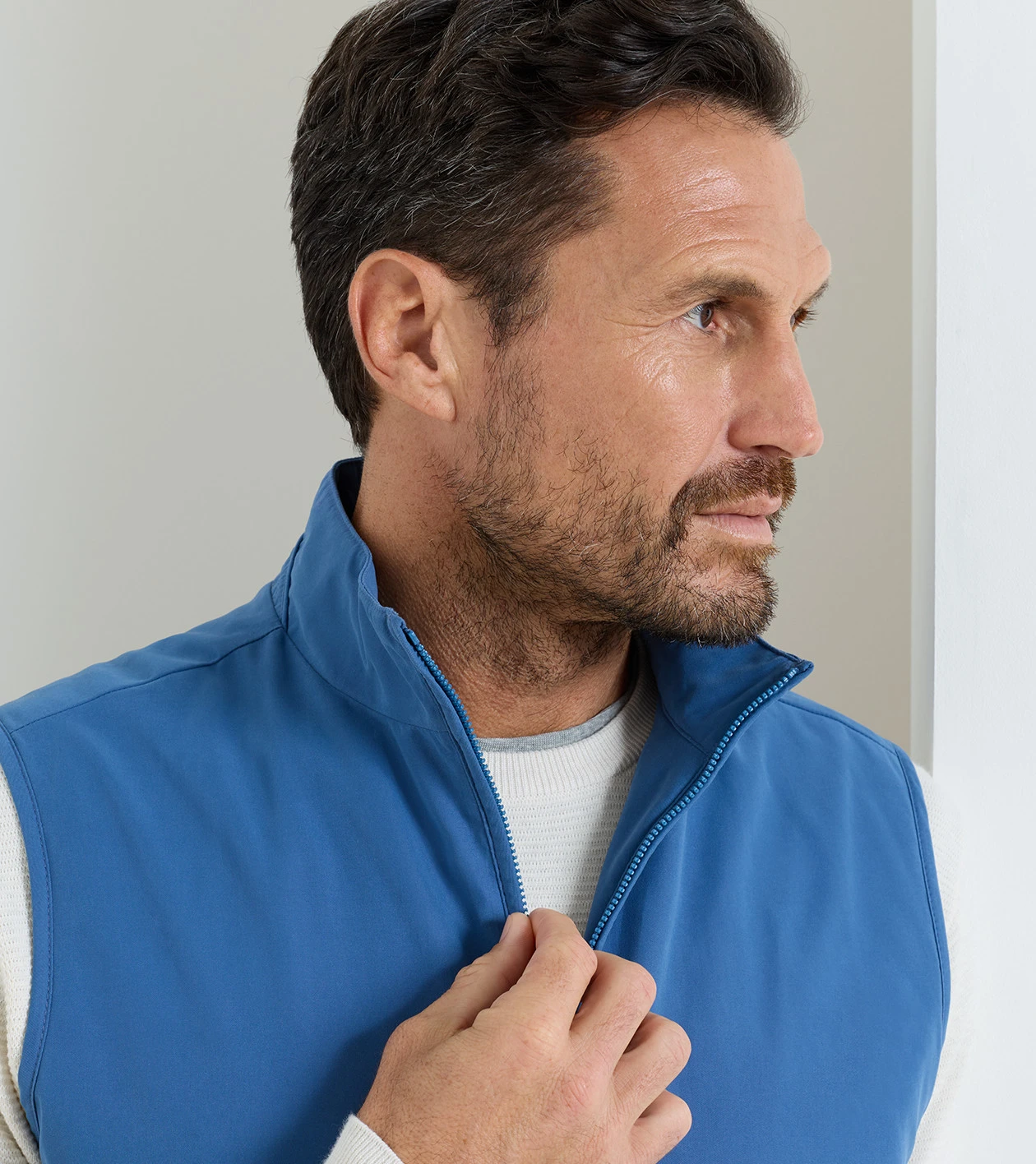 Bleecker Vest in Windsor Blue - Alternate Image 4