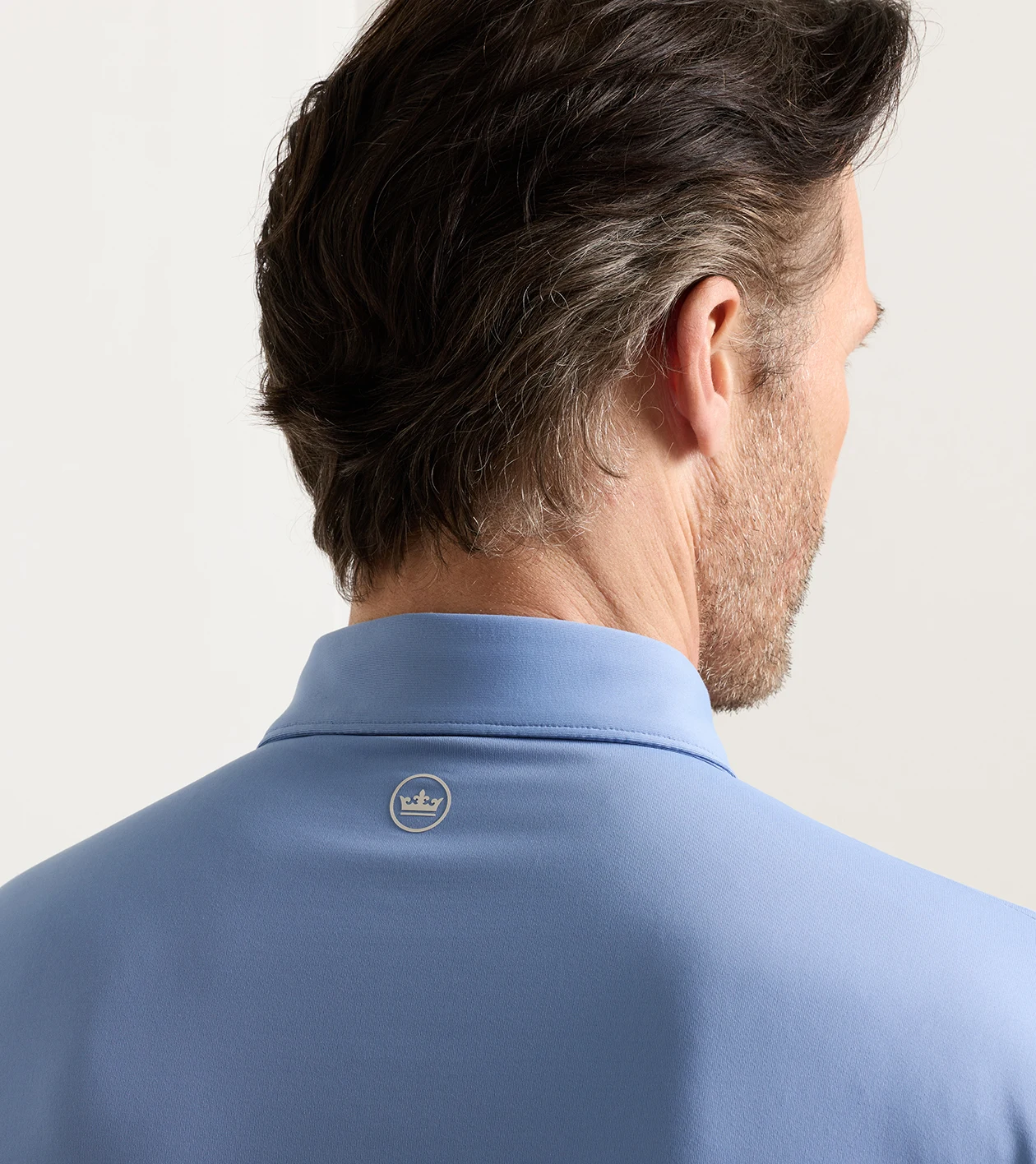 Solid Performance Jersey Polo in WINDY BLUE - Alternate Image 3