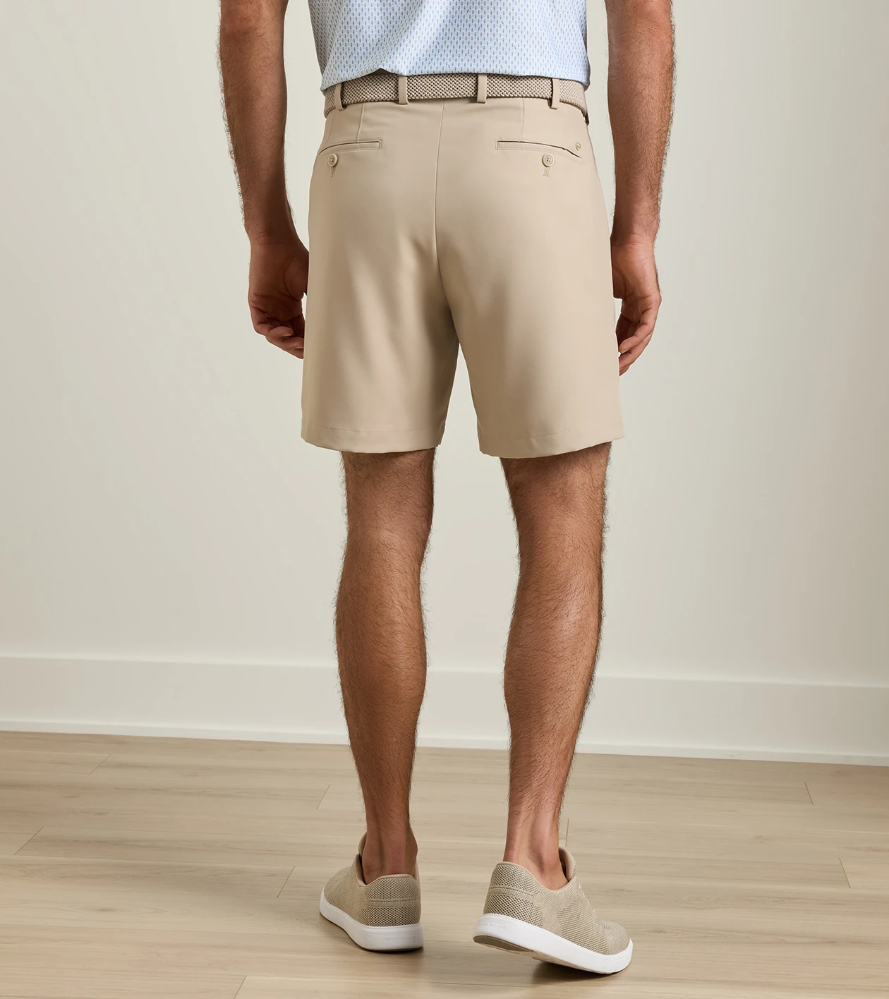 Salem Performance Short in Khaki - Alternate Image 2