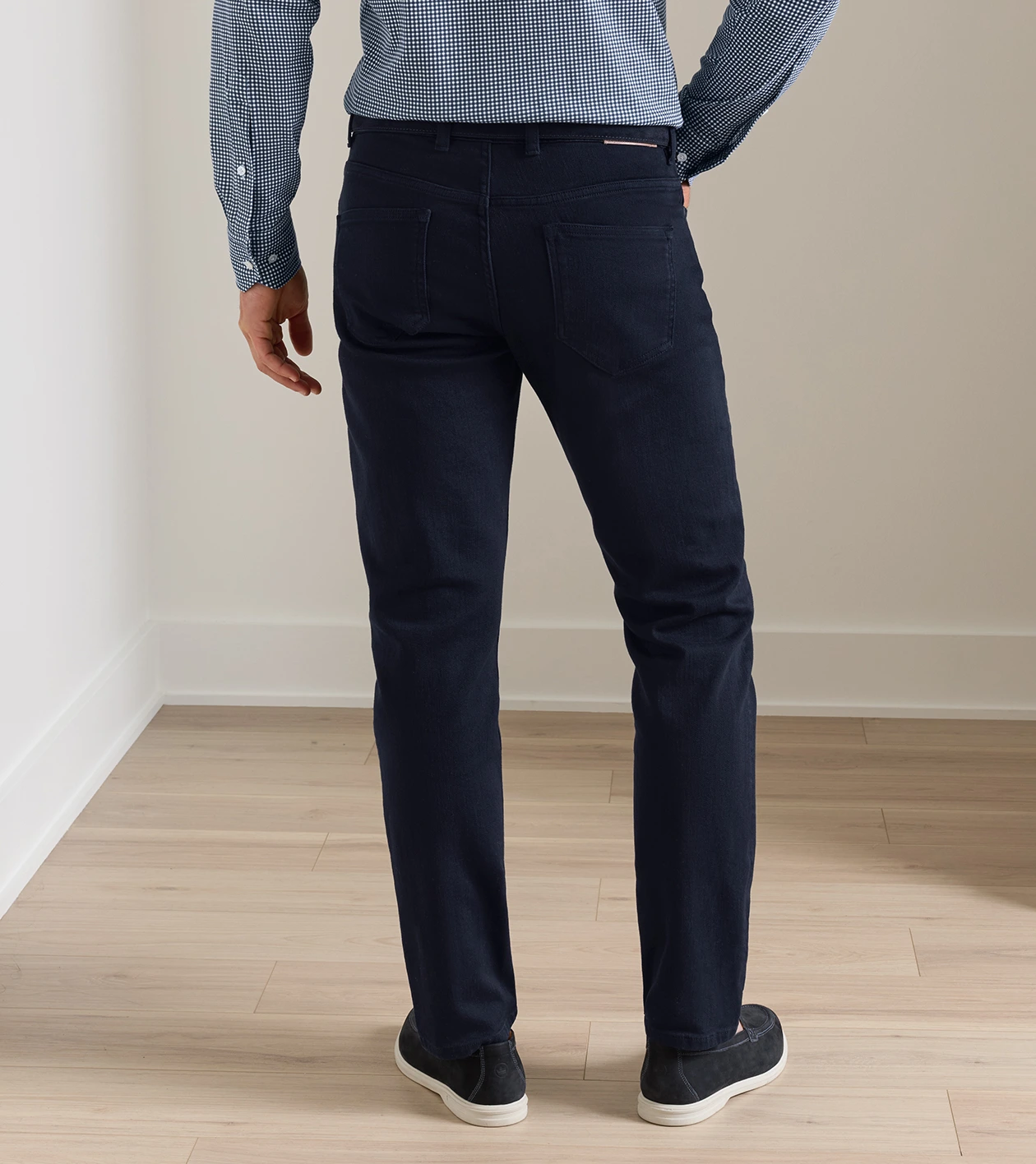Fairfield Garment Dyed Denim in Navy - Alternate Image 2