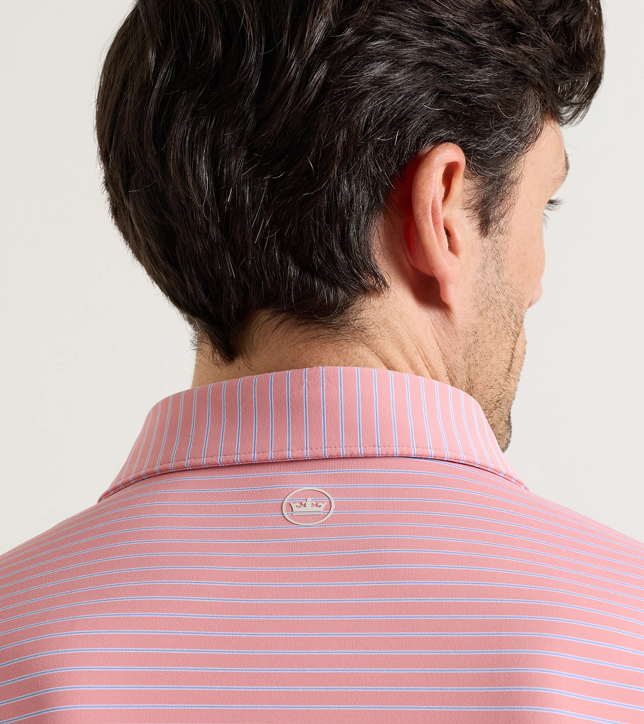 Keynote Performance Jersey Polo in MELROSE PINK - Alternate Image 3