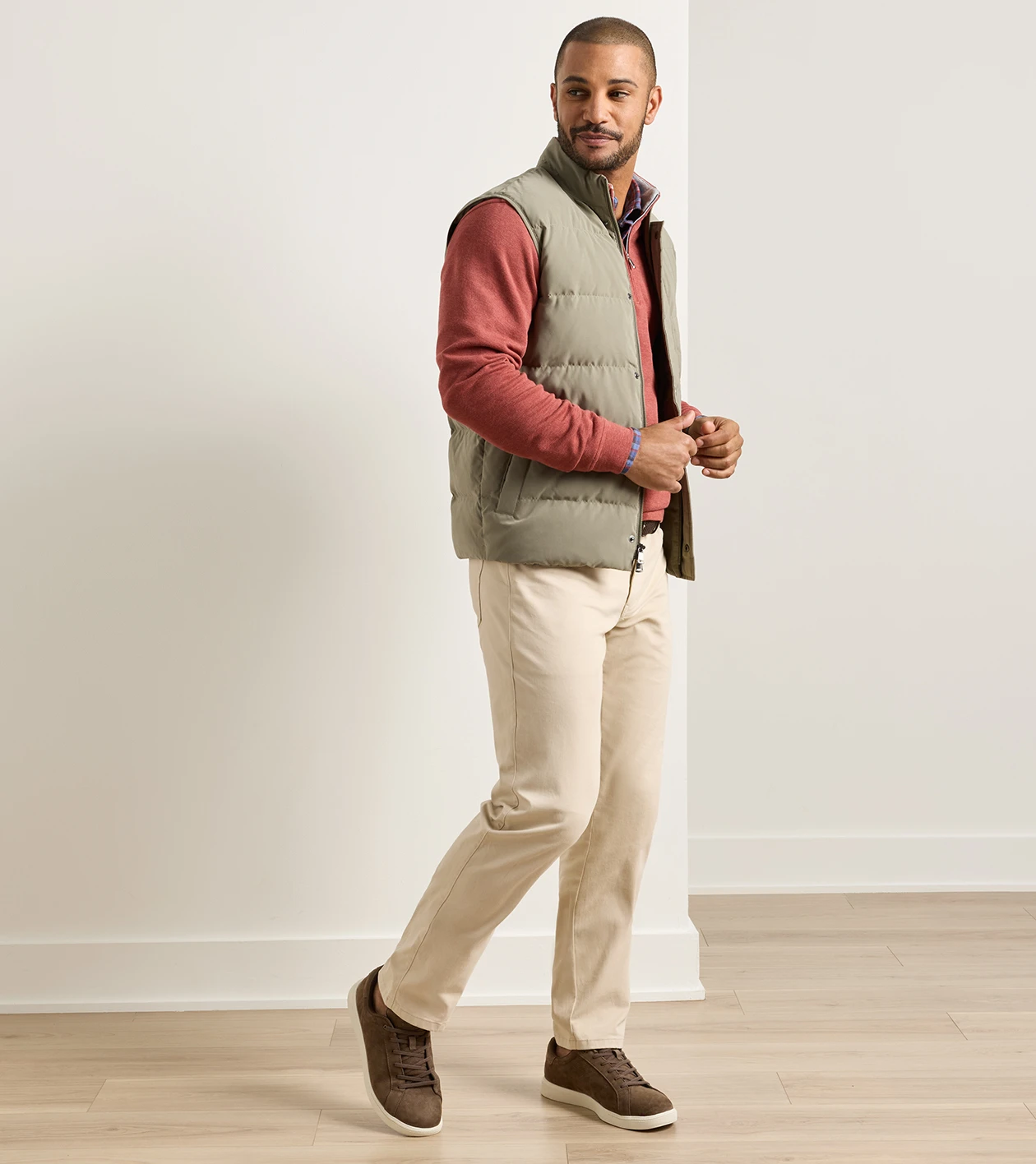 Drift Classic Nubuck Sneaker in OAK - Alternate Image 2