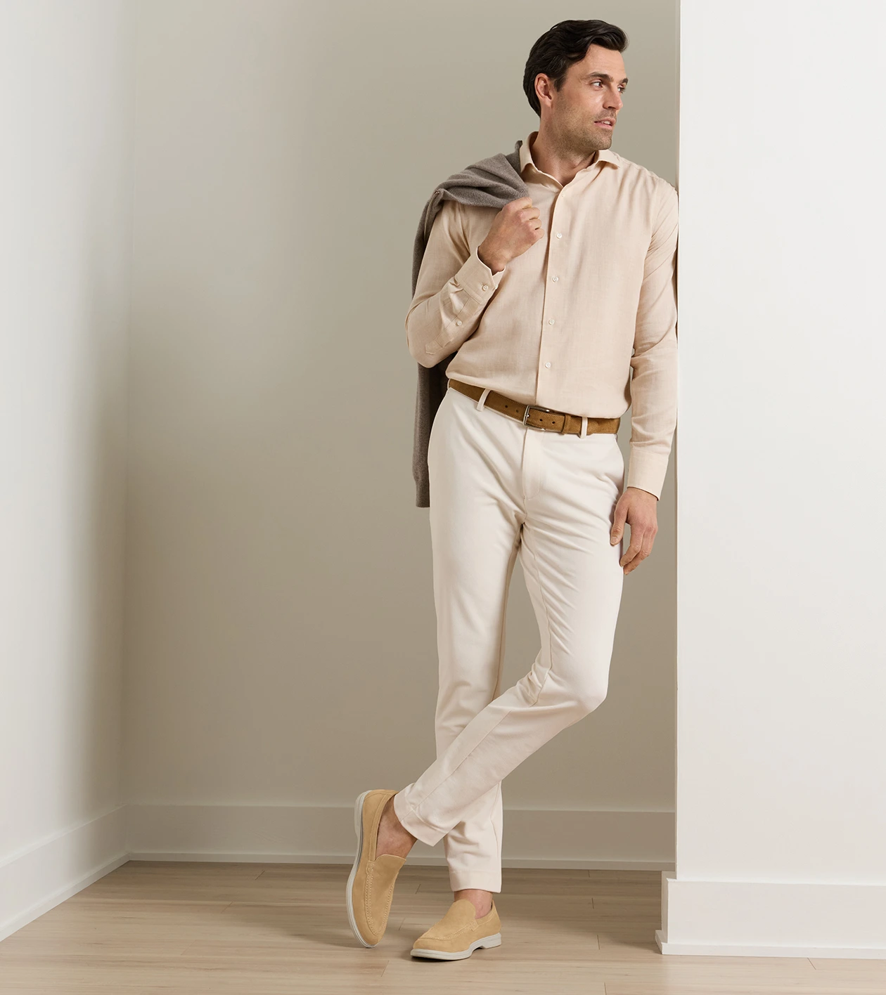 Excursionist Nubuck Venetian Loafer in Wheat - Alternate Image 2