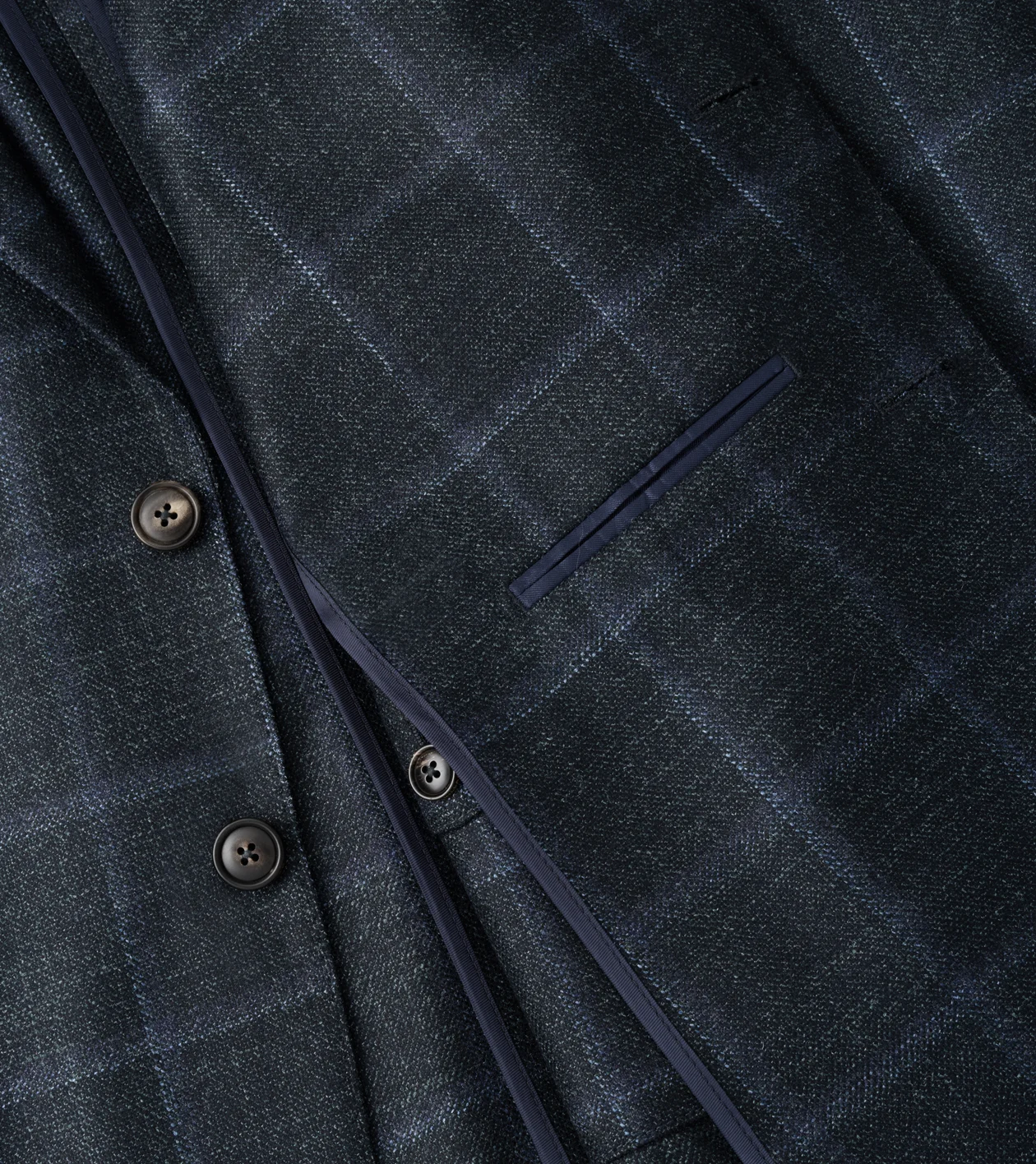 Hughes Windowpane Soft Jacket in PINE BROOK - Alternate Image 6