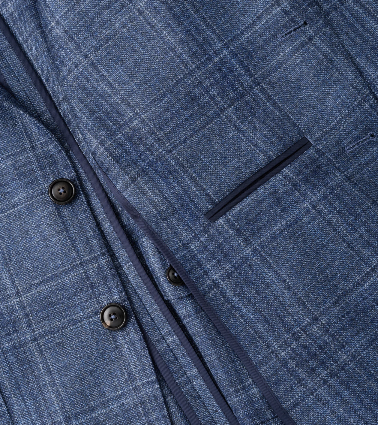 Davies Plaid Soft Jacket in CADET - Alternate Image 5